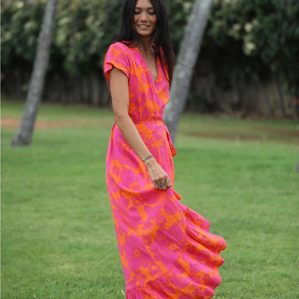 XIX Palms Aruba Wrap Dress
